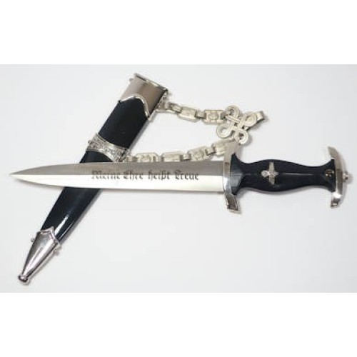 RD4802.)CHAINED SS DAGGER, MINIATURE