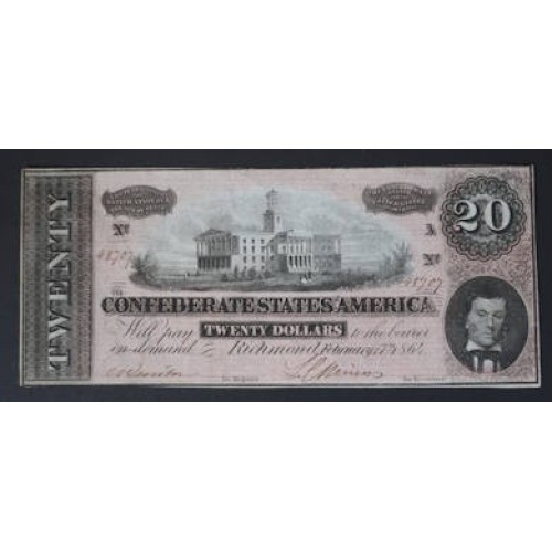 US4903.)CONFEDERATE SERIES 1864 $20 NOTE