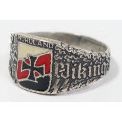 OC4909.)WAFFEN-SS NORWEGIAN VOLUNTEER'S SILVER RING