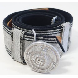 RD4957.)SS OFFICER'S DRESS BROCADE BELT AND BUCKLE