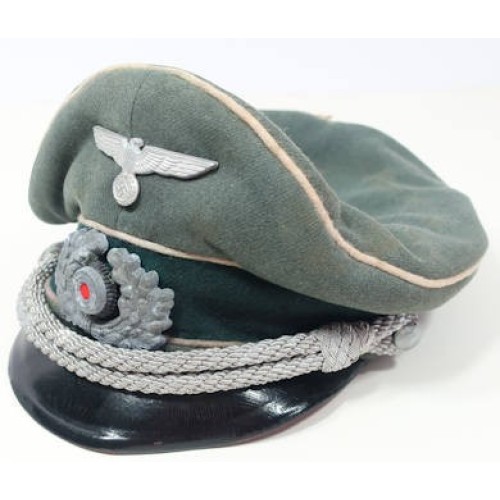 G133.)3rd RCH GERMAN ARMY INFANTRY OFFICER'S VISOR CAP