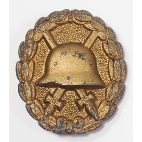 G126.)1914 WOUND BADGE IN GOLD