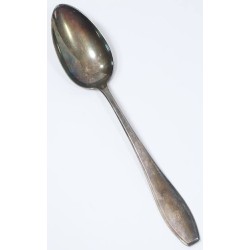 G128.)SERVING SPOON FROM THE SS SCHOOL AT WEWELSBURG