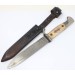 G130.)HJ KNIFE WITH CLEAR, LUCITE GRIPS