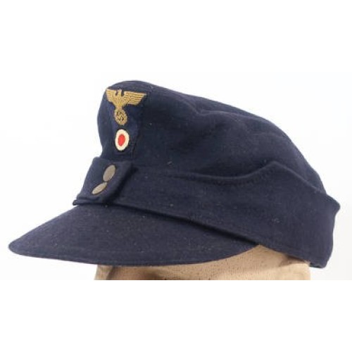 G137.)3rd RCH GERMAN NATIONAL RAILWAYS M43 STYLE CAP