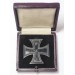 G5017.)CASED 1914 IRON CROSS 1st CLASS WITH CARDBOARD ISSUE CARTON