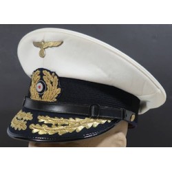 RD4416.)SUPERB KRIEGSMARINE ADMIRAL'S VISOR CAP