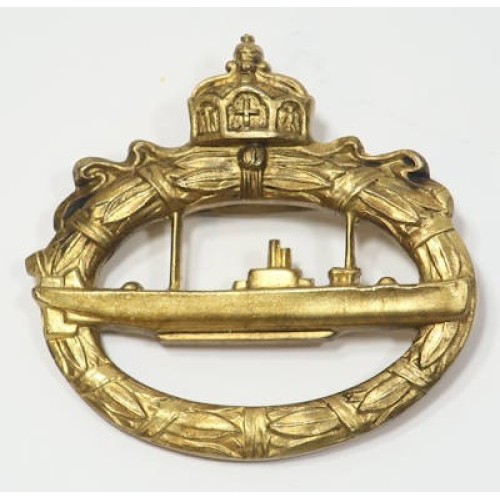 RD4454.)IMPERIAL PRUSSIAN KAISERMARINE U-BOAT BADGE