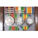 OC4522.)SET OF FIVE BRITISH CAMPAIGN AND SERVICE MEDALS