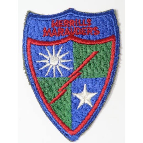 US4534.)WWII ERA MERRILL'S MARAUDERS SLEEVE PATCH