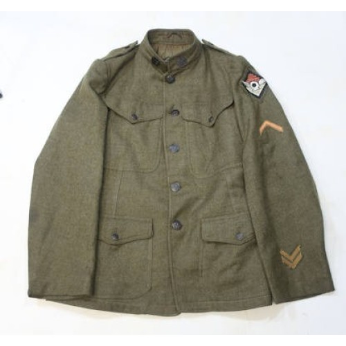 US4661.)WORLD WAR ONE US ARMY ENGINEER'S TUNIC