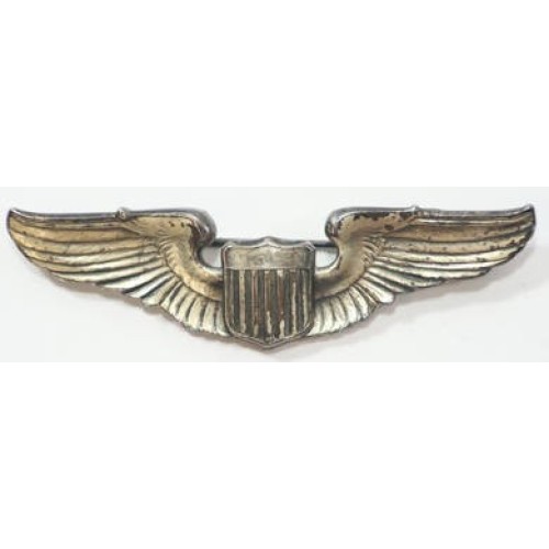 US4545.)WWII USAAF PILOT'S WING