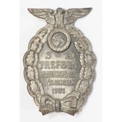 G241.)1931 SA BRAUNSCHEIG BADGE