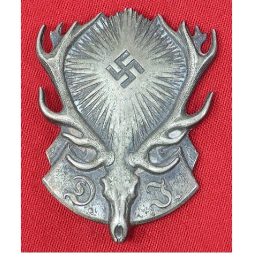 G257.)3rd RCH NATIONAL HUNTING LEAGUE BADGE