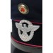 G262.)GERMAN FIRE PROTECTION POLICE ENLISTED RANKS VISOR CAP