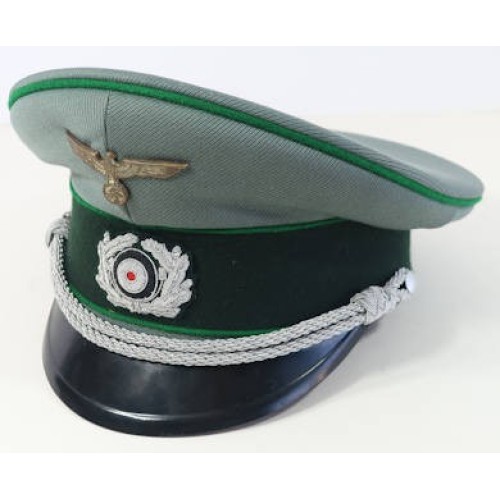 RD329.)GERMAN ARMY LIGHT INFANTRY OFFICER'S VISOR CAP